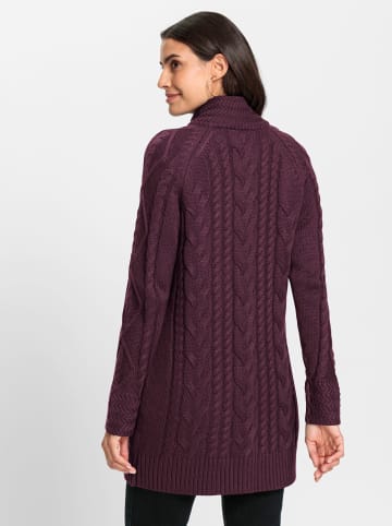 WITT WEIDEN Longstrickjacke in burgund