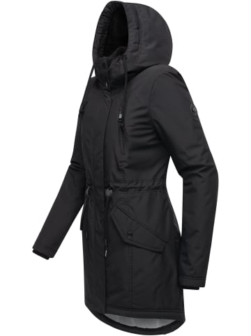 ragwear Wintermantel Elsien in Black