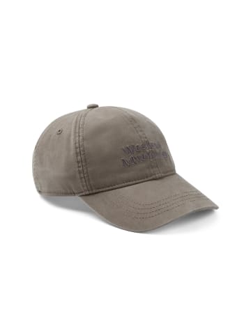 Camel Active Cap aus Canvas mit Stickerei in Graphitgrau