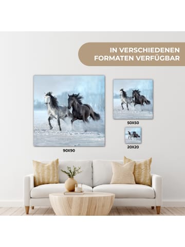 MuchoWow Leinwand Bilder Anthrazit