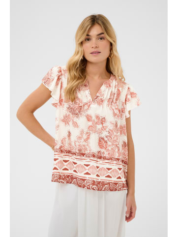 Cream Kurzarm-Bluse CRJessie Regular fit in Brandy Flower