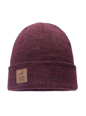 mh michael heinen Wintermütze Beanie in bordeaux-melange