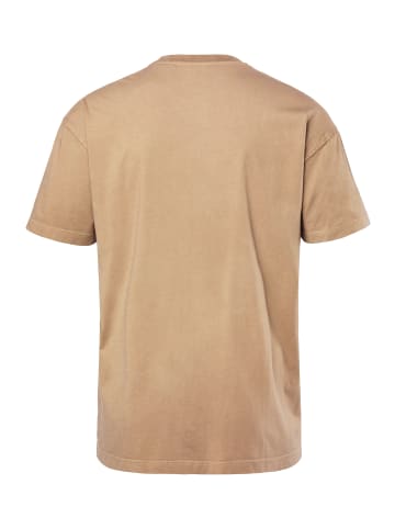 STHUGE Kurzarm T-Shirt in hellbraun