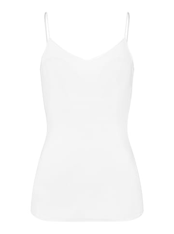 Hanro Spaghettitop Cotton Seamless Padded in white