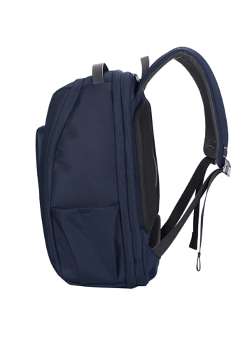Nautica Business Rucksack 26L – Laptopfach & Polyester in Dunkel-Blau