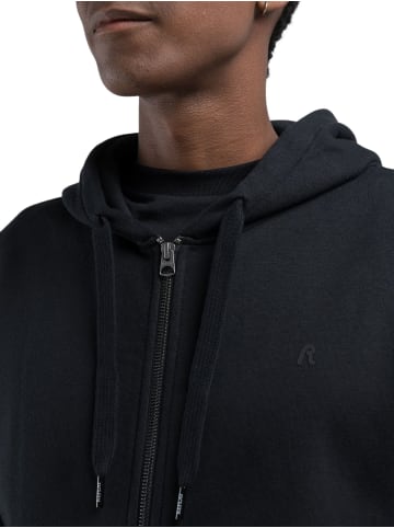 Replay Sweatshirt BRUSHED FLEECE in Schwarz