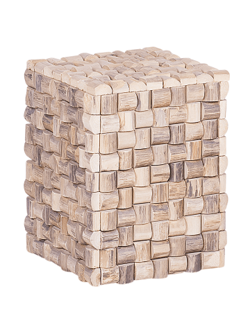 Beliani Beistelltisch CAJEME in Braun - (W) 32 x (H) 43 x (L) 32 cm