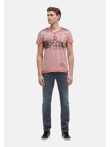 CAMP DAVID  T-Shirt 'Riding The World I' in rosa