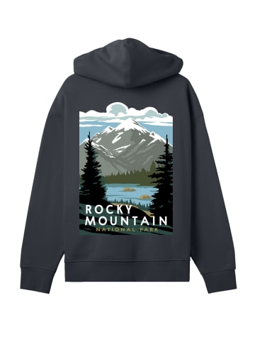 F4NT4STIC Hoodie US National Parks Rocky Mountain National Park in off black