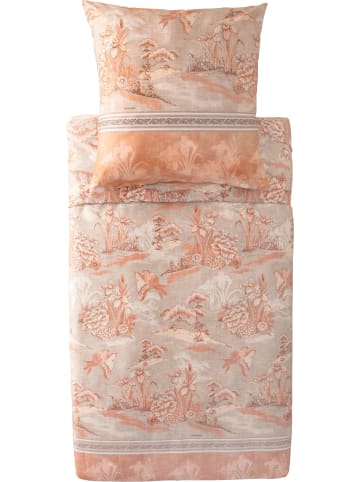 Bassetti Fein Satin Bettwäsche Aquaforte in terralotta