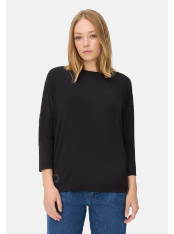 Camel Active Langarmshirt mit Rundhalsausschnitt in Kaviar