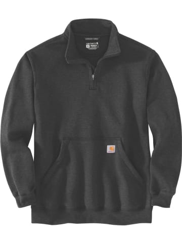 CARHARTT  Pullover "Quarter-Zip 105294" in Grau