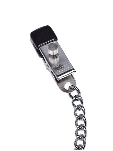 Fetish Fantasy Brustkette Nipple Clamps with Metal Chain in silber