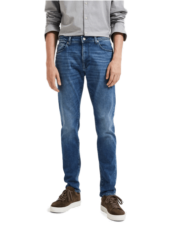 SELECTED HOMME Jeans SLH175-SLIMLEON 31601 slim in Blau