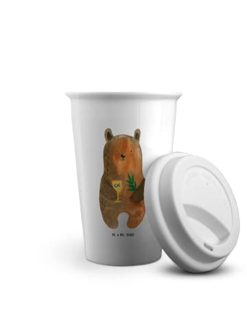 Mr. & Mrs. Panda Kaffeebecher To Go Bär Konfirmation ohne Spruch in Weiß