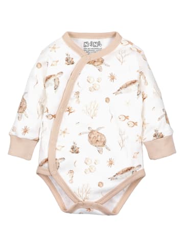 Nini Langarmbody Schildkröte in weiss