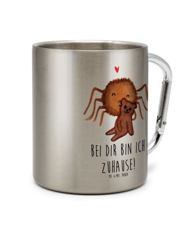 Mr. & Mrs. Panda Teetasse Spinne Agathe Teddy mit Spruch in Silber