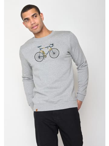 GreenBomb Sweatshirt Bike Knut in Heidekraut Grau