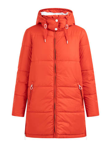 DreiMaster Maritim Damen Parka Mit Wattierung in Rot Weiss