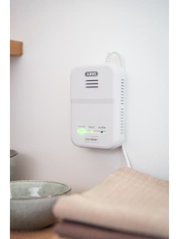 ABUS GWM100ME Gaswarnmelder in weiß