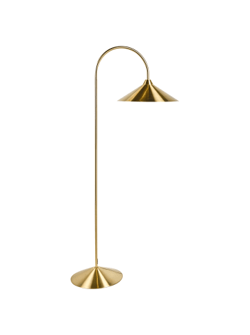 Beliani Stehleuchten SAVEGRE in Gold - (W) 66 x (H) 150 x (L) 40 cm