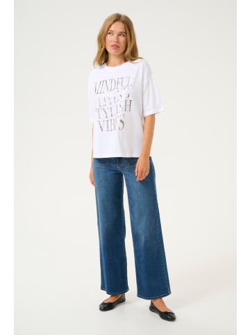 Kaffe T-shirt KAville Baggy fit in Optical White