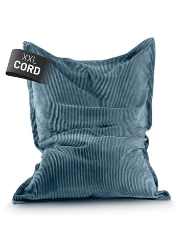 Lumaland LUMALAND Sitzsack Classic XXL Cord 380 L - 140 x 180 cm - mit waschbarem Bezug