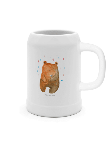 Mr. & Mrs. Panda Krug Bär Party ohne Spruch in Weiß