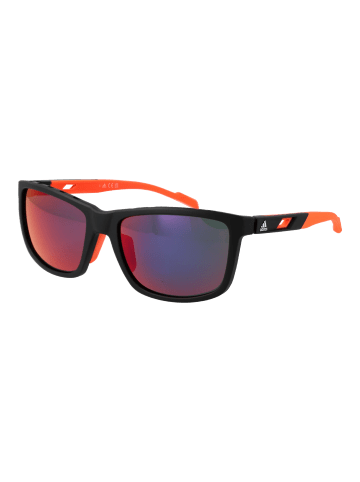 Adidas Sport Männer Sonnenbrille Rechtwinklig Schwarz