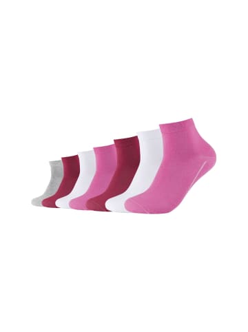 camano Kurzsocken 7er Pack ca-soft in phlox pink