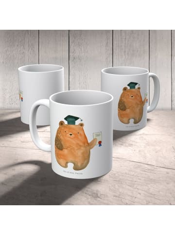 Mr. & Mrs. Panda Kaffeepott Bär Prüfung ohne Spruch in Weiß