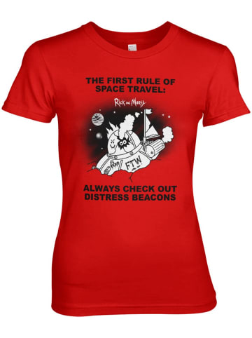 Rick and Morty Shirt in Rot