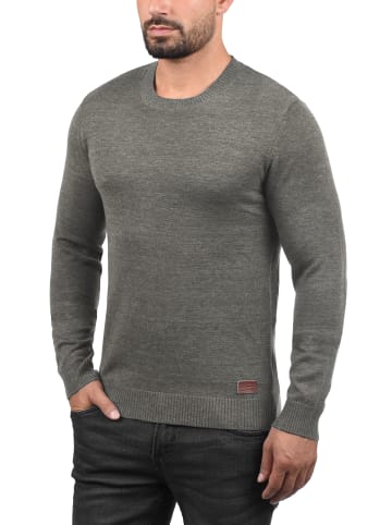 BLEND Strickpullover in grau