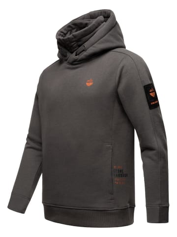 STONE HARBOUR Hoodie Emilio Eduardo in Dark Grey