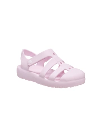 Crocs Kinder Sandalen mit Klettverschluss Classic Fisherman Rose
