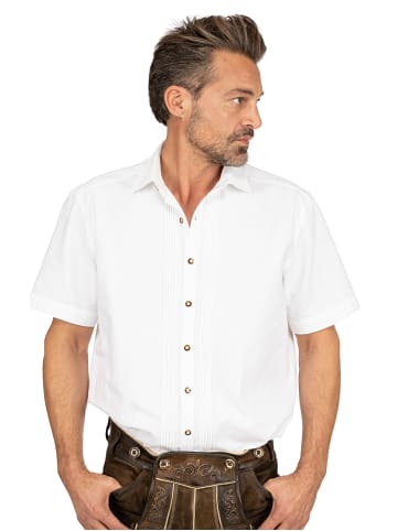 OS-Trachten Trachtenhemd 121012-0708 in weiß