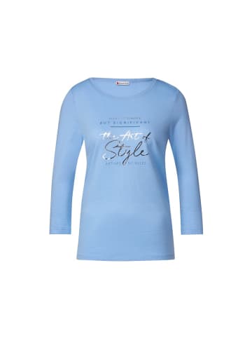 Street One Langarmshirt in bay blue