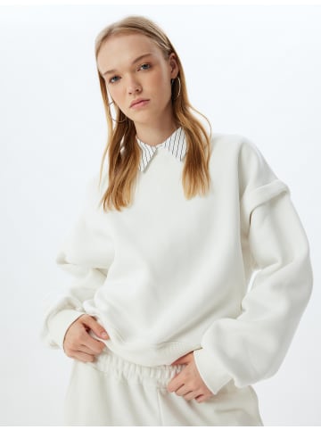 KOTON Sweatshirt in Ekru