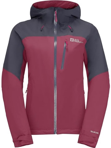 Jack Wolfskin Funktions-Regenjacke GO HIKE JACKET in Rot