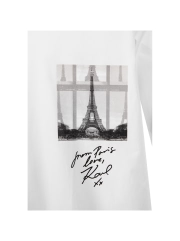 Karl Lagerfeld Langarmhemd 605443 in weiss