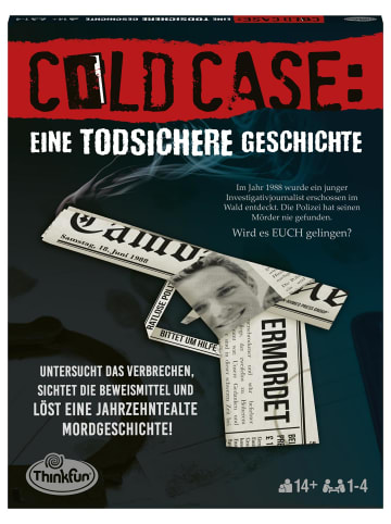 Ravensburger Brettspiel ThinkFun - 76464 - Cold Case: Eine todsichere - Ab 14 Jahren