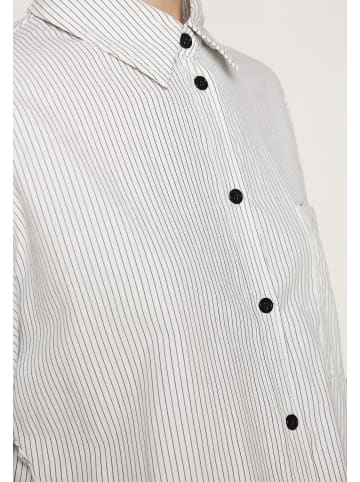 SANIKA Women Shirt in black stripes