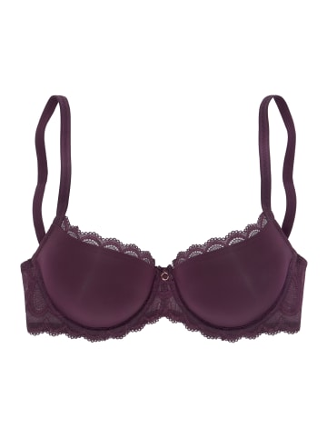 LASCANA Schalen-BH in aubergine