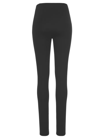 LASCANA Highwaist Leggings in schwarz