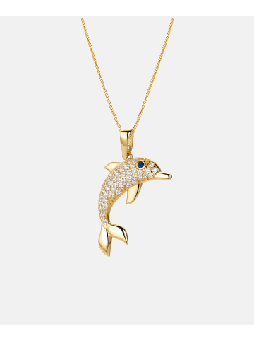 Diamant L'éternel Halskette aus 585 Gelbgold