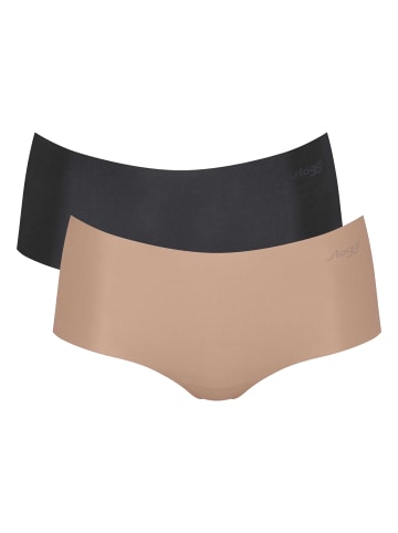 Sloggi Panty 2er Pack in Schwarz/Nude