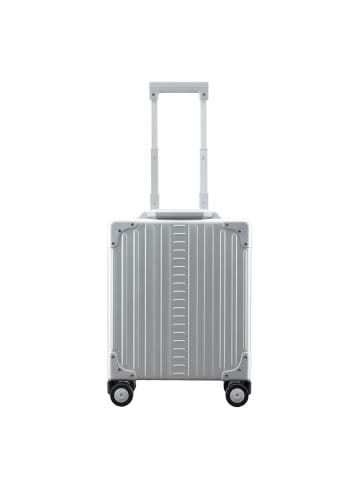 Aleon Business 4-Rollen Kabinentrolley Aluminium 42 cm Laptopfach platinum