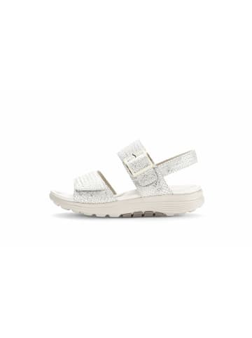 Gabor Plateau Sandalen für Damen in silber