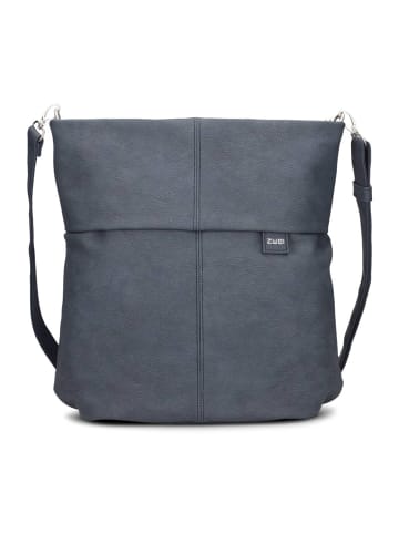 Zwei Mademoiselle.M Umhängetasche 35 cm in nubuk blue