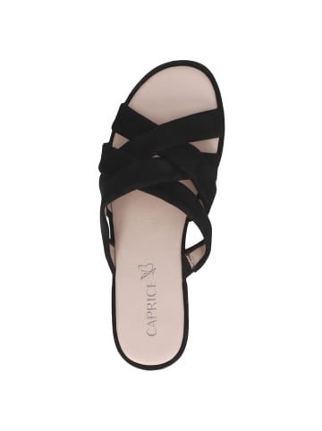 Caprice Pantolette in BLACK SUEDE